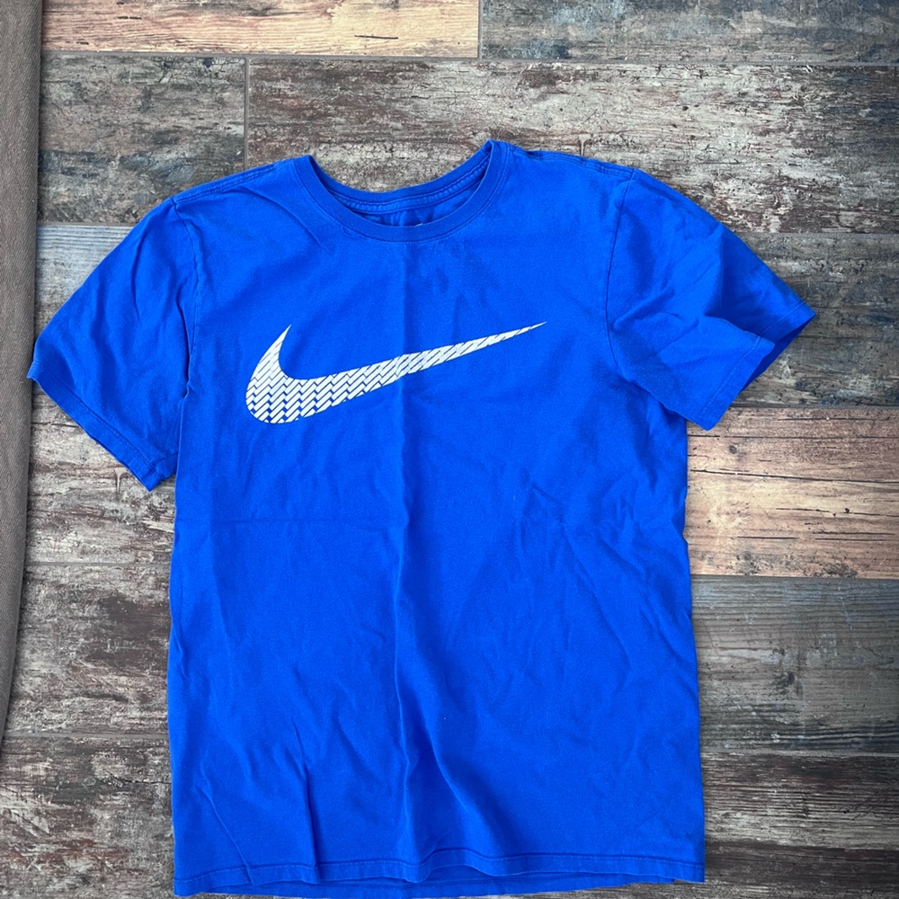 Nike Royal Blue Tee with White Swoosh